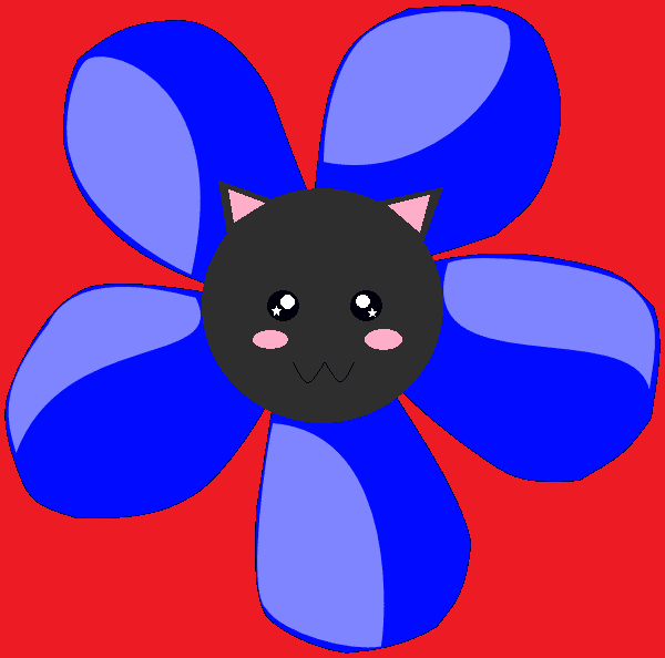 kitteh Flower by SlimKirby
